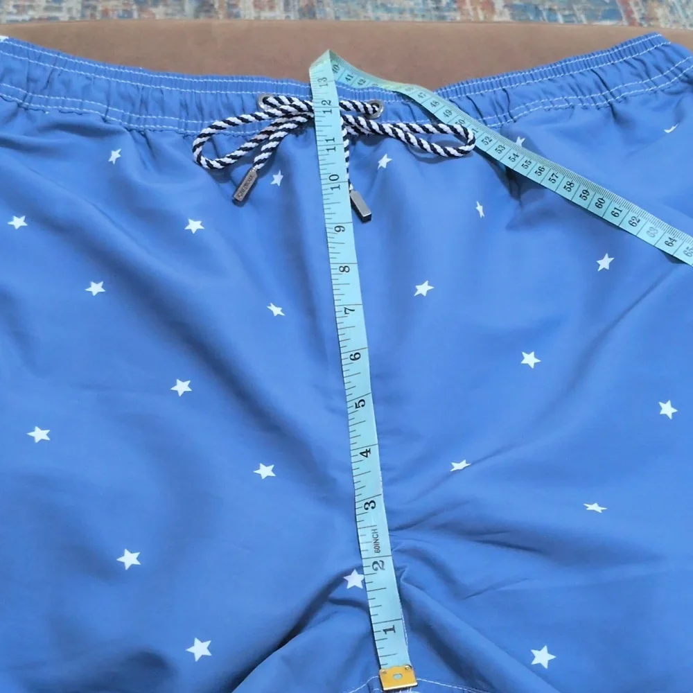 Cremieux Swimwear Men's Lined Trunks Size Large New Without Tag Star Print